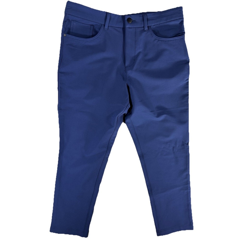 Panama Jack‎ Men Stretch Canvas Blue Technical Chino Pants 36x29 Coastal
